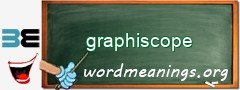 WordMeaning blackboard for graphiscope